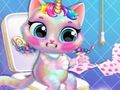 Jogo Twinkle My Unicorn Cat Princess Cuidando  online