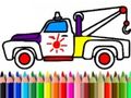 Jogo De volta à escola: livro para colorir de caminhão  online