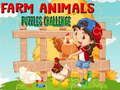 Jogo Desafio de quebra-cabeças de animais de fazenda  online