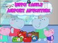 Jogo Aventura no Aeroporto da Família Hipopótamo  online