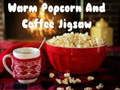 Jogo Quebra-cabeça de pipoca e café quente  online