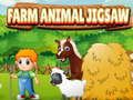 Jogo Quebra-cabeça de animais de fazenda  online