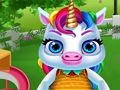 Jogo Cuidados fofos de unicórnio  online