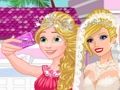 Jogo Selfie de casamento da Barbie com princesas  online