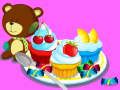Jogo Cozinhar cupcakes coloridos  online
