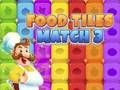 Jogo Combinar 3 de Fichas de Comida  online