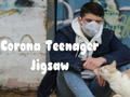 Jogo Corona adolescente quebra-cabeça  online