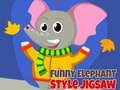 Jogo Quebra-cabeça engraçado estilo elefante  online