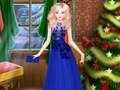 Jogo Vestido de Natal Elsa Frozen  online
