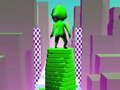 Jogo Cores da torre da pilha executam surfista de cubos de torre 3D online