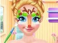 Jogo Pintura de rosto de Natal de Anna  online