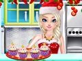 Jogo Fabricante de cupcakes de natal congelado  online