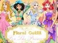 Jogo Roupa floral para a princesa  online
