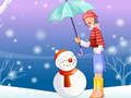 Jogo Slide de romance de Natal  online