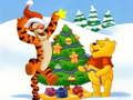 Jogo Quebra-cabeça de Natal do Ursinho Pooh  online