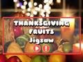 Jogo Quebra-cabeça de frutas de ação de graças  online