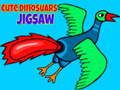 Jogo Quebra-cabeça de dinossauros fofos  online