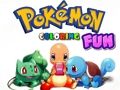 Jogo Diversão para colorir Pokémon  online