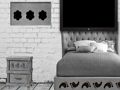 Jogo Fuga de casa em preto e branco  online