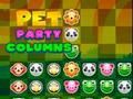 Jogo Colunas de festa para animais de estimação  online
