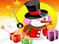 Jogo Quebra-cabeça de caracteres vetoriais de Natal  online
