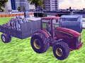 Jogo Coleta de lixo de condução de trator  online