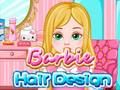 Jogo Desenho de cabelo da Barbie  online