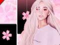 Jogo Ariana Grande Piano Azulejos Rosa, Música e Magia  online