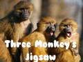 Jogo O quebra-cabeça dos três macacos  online