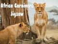 Jogo Jigsaw Carnívoro da África  online