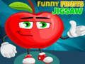 Jogo Quebra-cabeça de frutas engraçadas  online