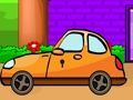 Jogo Fuga de carro laranja  online