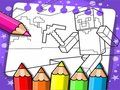 Jogo Livro de colorir Minecraft  online