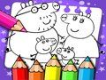 Jogo Livro de Colorir Peppa Pig  online