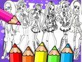 Jogo Livro para Colorir Monster High  online