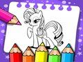 Jogo Livro de colorir meu pequeno pônei  online