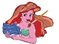 Jogo 4Gameground Little Mermaid Coloring online