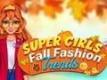 Jogo Tendências de moda de outono para super garotas  online