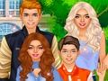 Jogo Vestir Família Superstar  online