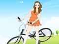 Jogo Vestir Garota de Bicicleta  online