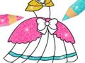 Jogo Coloração de Vestido Glitter  online