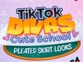 Jogo Looks com saia plissada escolar fofa do TikTok Divas  online