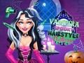 Jogo Desafio de Penteado Assustador de Vampira  online