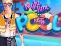 Jogo Festa noturna na piscina  online