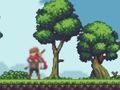 Jogo Cachecol Vermelho Platformer  online