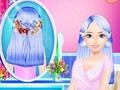 Jogo Penteado de trança colorida  online