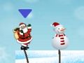 Jogo Salto do boneco de neve do papai noel  online