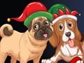 Jogo Cachorros fogem para a festa de Natal  online