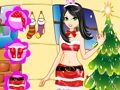 Jogo Vestir Menina de Natal  online