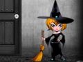 Jogo Fuga assustadora de Halloween do anjo  online